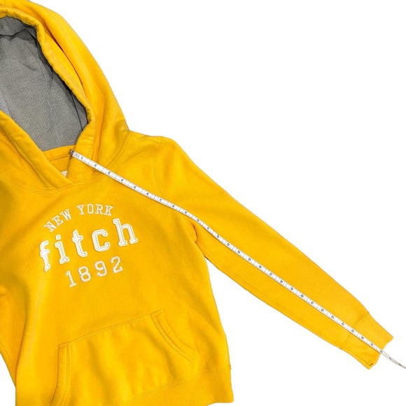 Abercrombie Kids Boy's Yellow/Gold Hoodie Size XL - Picture 10 of 13